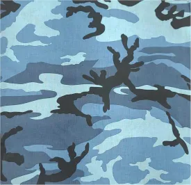 12 Pack Camouflage Bandanas Army Camo Headwraps Military Head Scarves Do-rags 100% Cotton Bandannas 22'' Square