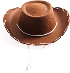 1PC Children's Red Cowboy Hat for Holiday Dress-up Decorations Party Prop Baseball Caps Cowboy Hats Fashion Hats for Kids