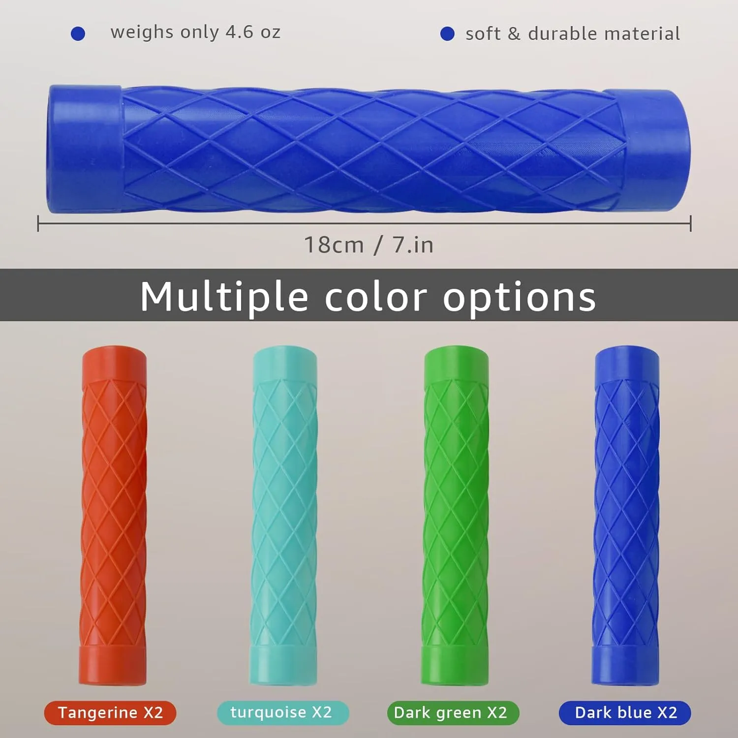 2-Pack Kayak Paddle Grips No Slip Oar Grip for Take-Apart Paddles, Blister Prevention Kayaking Accessories (Diameter of 30mm/1.18 inches)
