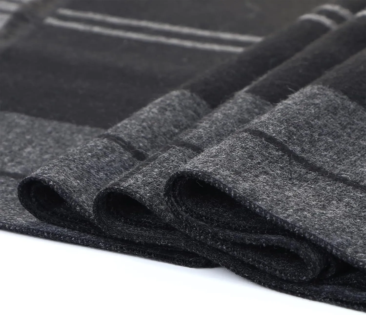 American Trends Mens Winter Warm Long Soft Scarf Plaid Tassel Scarf for Men Soft Classic Scarves