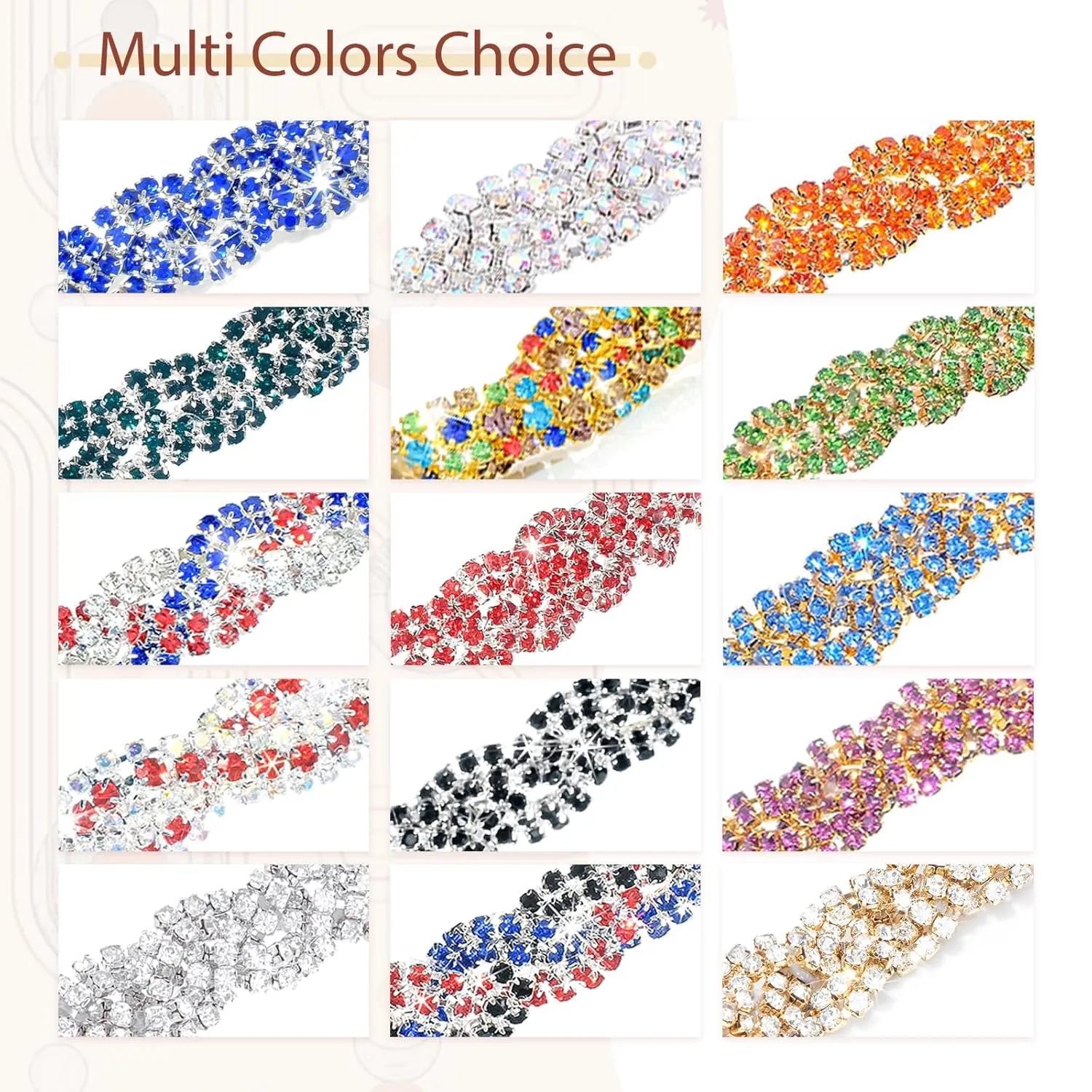 Barode Rhinestone Homecoming Head Chain Jewelry Silver Sparkly Elastic Headband Forehead Crystal Braided Accessories for Women