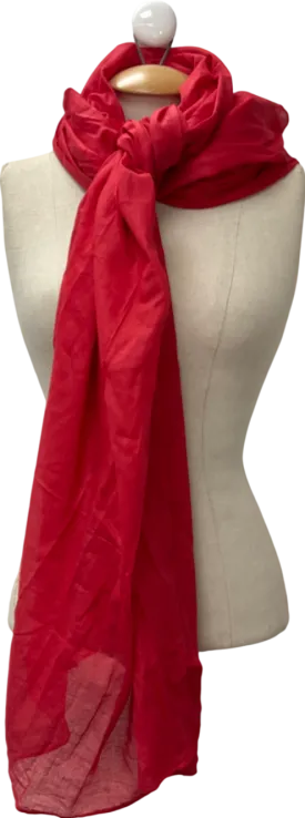 Cherry Red Scarf One Size