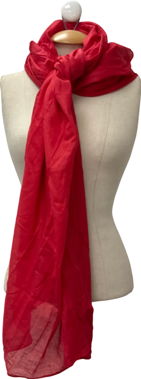 Cherry Red Scarf One Size