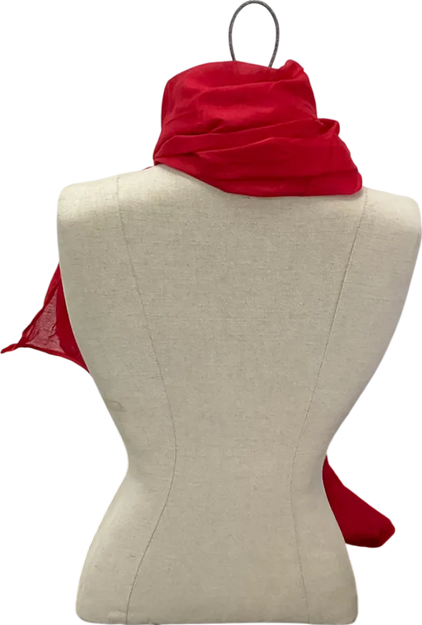 Cherry Red Scarf One Size