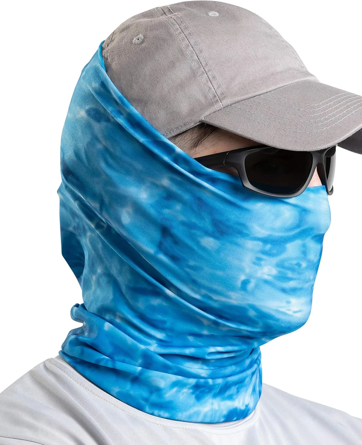 Fishing Hunting Masks Neck Gaiter: Men and Youth UPF 50  Sun Mask Protection: Camo Face Cover Balaclava Bandana