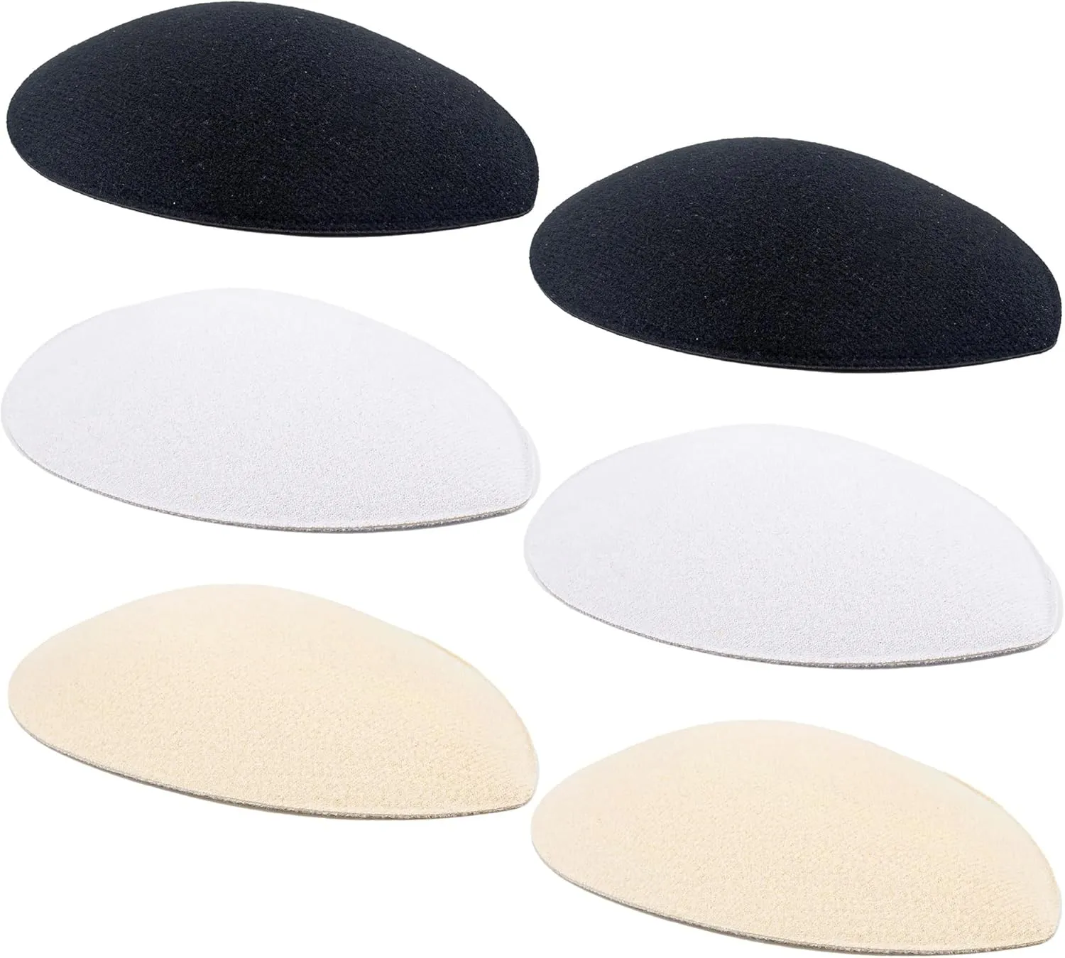 Framendino, 6 Pack Teardrop Hat Base Craft Material for Making Hats DIY Party Wedding 3 Colors Multicolor