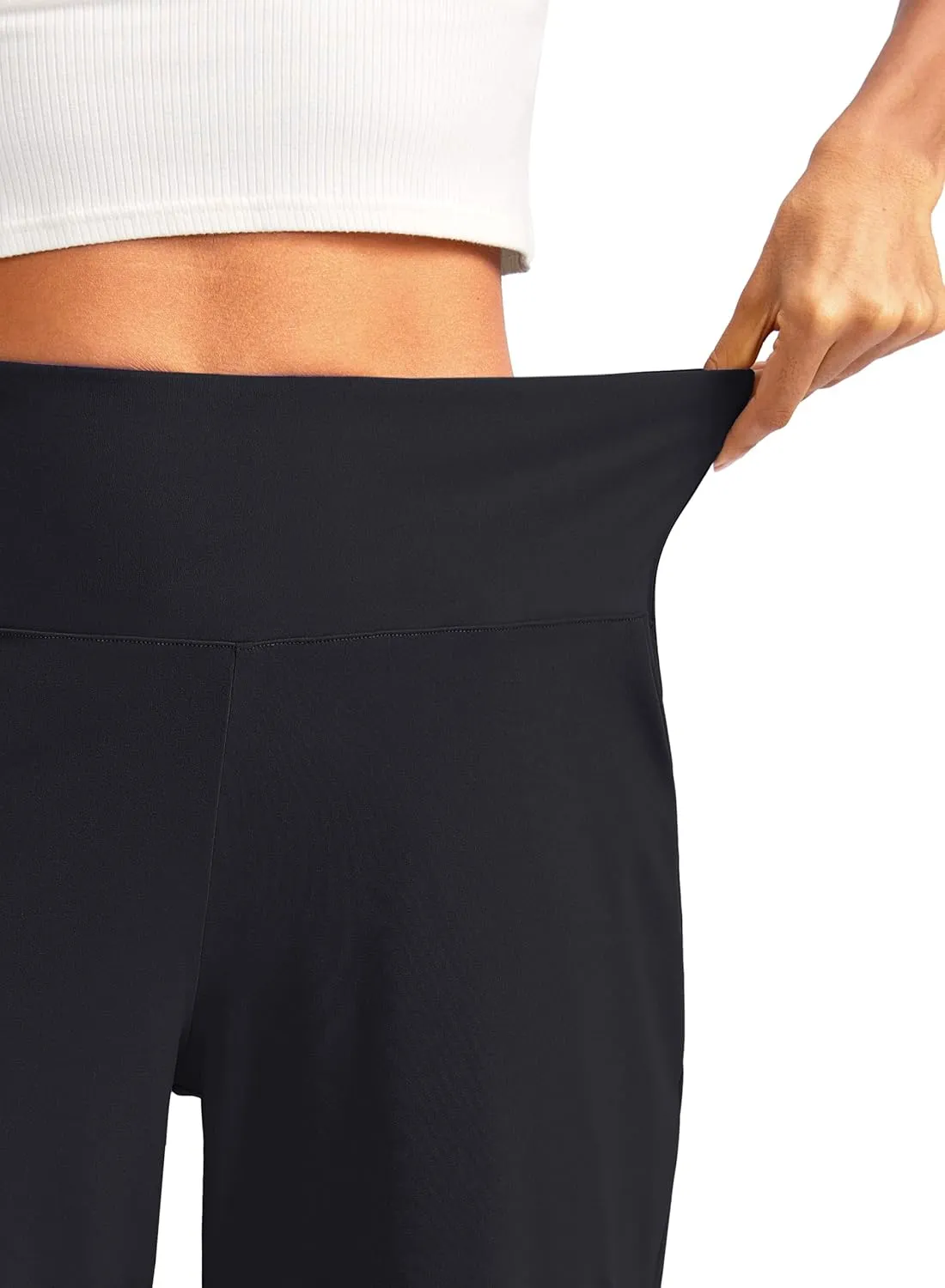 G Gradual Women's 12" Bermuda Long Shorts with Pockets High Waisted Stretch Knee Length Shorts for Women Summer Walking