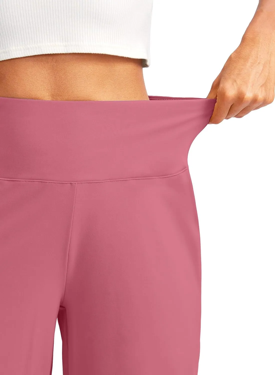 G Gradual Women's 12" Bermuda Long Shorts with Pockets High Waisted Stretch Knee Length Shorts for Women Summer Walking