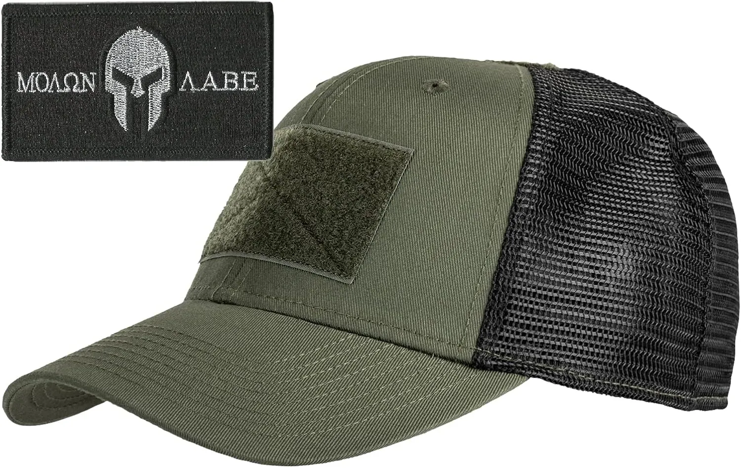 Gadsden and Culpeper 5.11 Trucker Tactical Cap & Patch Bundle - Black - Molon Patch