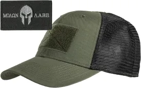 Gadsden and Culpeper 5.11 Trucker Tactical Cap & Patch Bundle - Black - Molon Patch