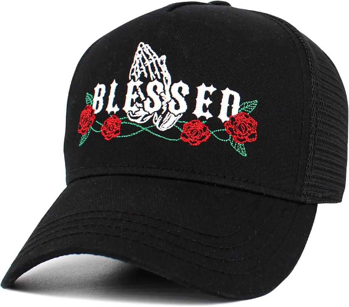 KBETHOS Praying Hands Rosary Dad Hat Baseball Cap Unconstructed Polo Style Adjustable Unisex