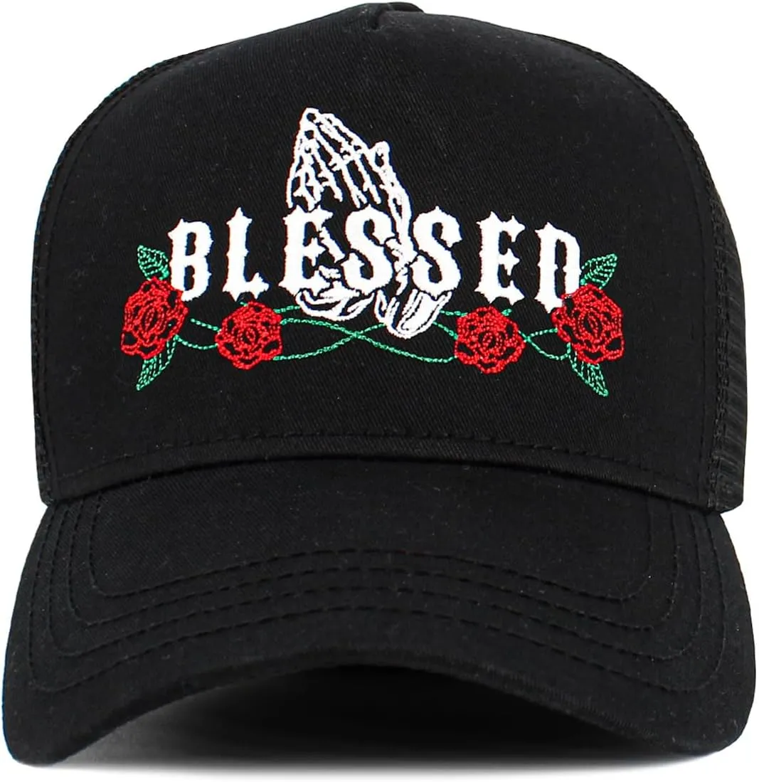 KBETHOS Praying Hands Rosary Dad Hat Baseball Cap Unconstructed Polo Style Adjustable Unisex