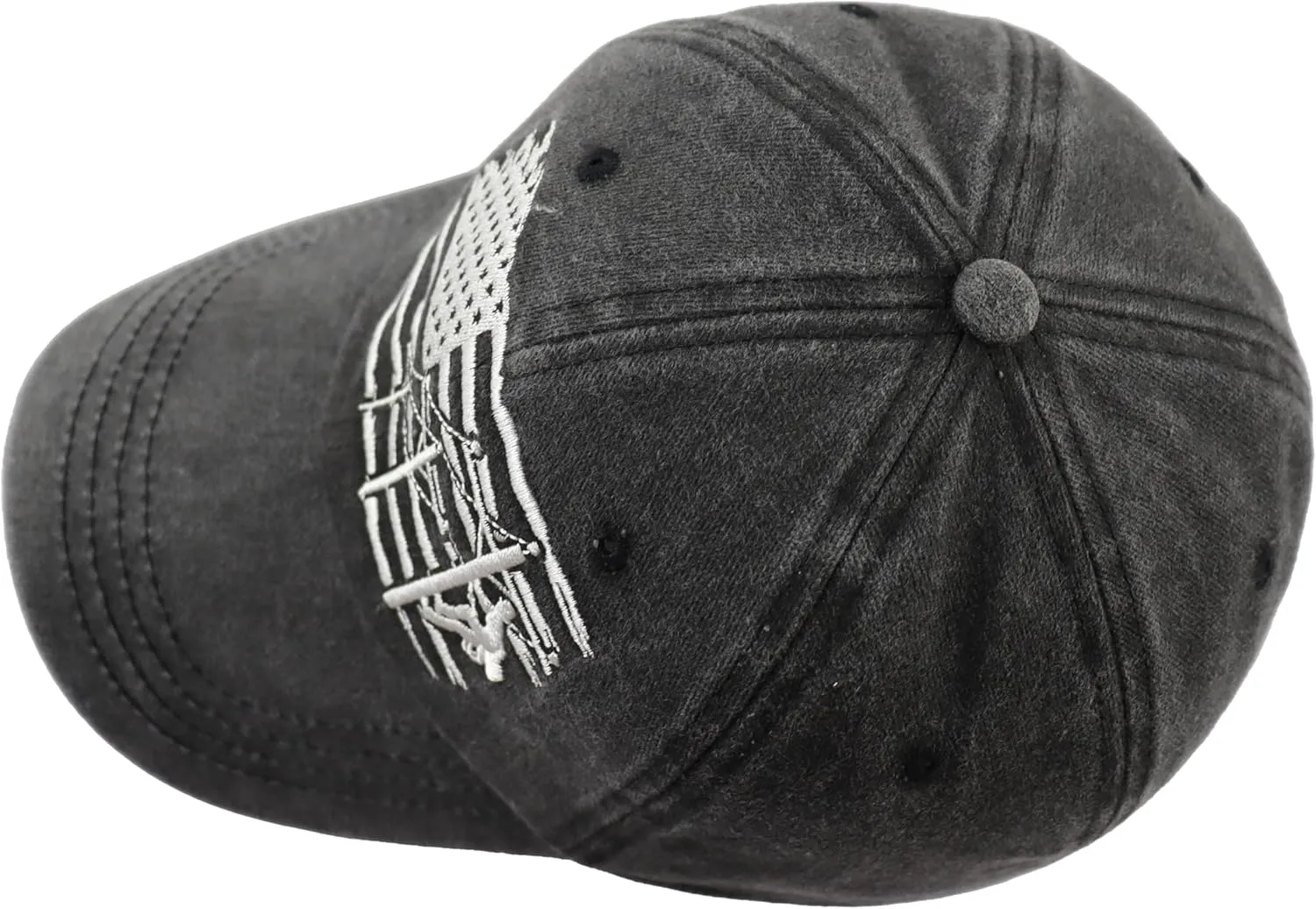 Lineman Gifts for Men, Adjustable Vintage Cotton Embroidered Electrician Dad Hat