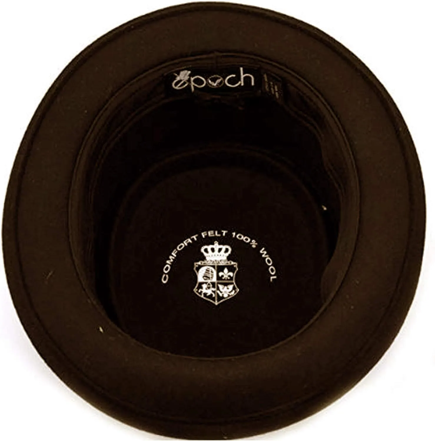 Mens Crushable Wool Felt Porkpie Fedora Hats