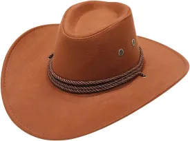 Men's Outdoor Retro Rodeo Wild Cowboy Hat Western Cowboy Hat Men and Women Unisex Cowboy Hats