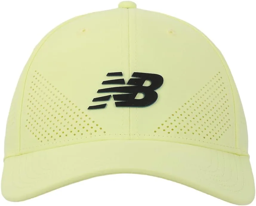 New Balance Adult Unisex 6 Panel Lightweight Adjustable Stretch Performance Workout Gym Running Mesh Hat