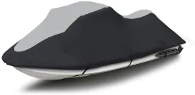 Super Heavy-Duty PWC Jetski Cover Compatible for Kawasaki Ultra 300X 300LX Deluxe Jetski Jet Ski PWC Cover 2011-2015 Black/Grey