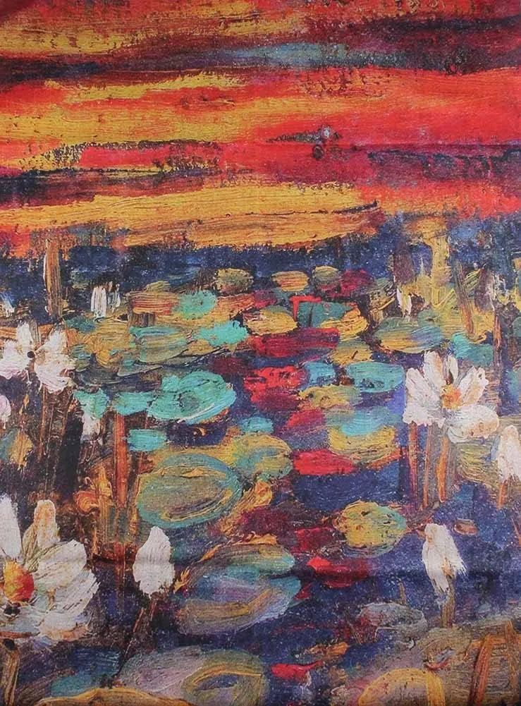 Umjetnost Soft Cashmere Feel Scarf For Women Winter Warm Scarves Large Shawl Wrap Monet Van Gogh Art Print